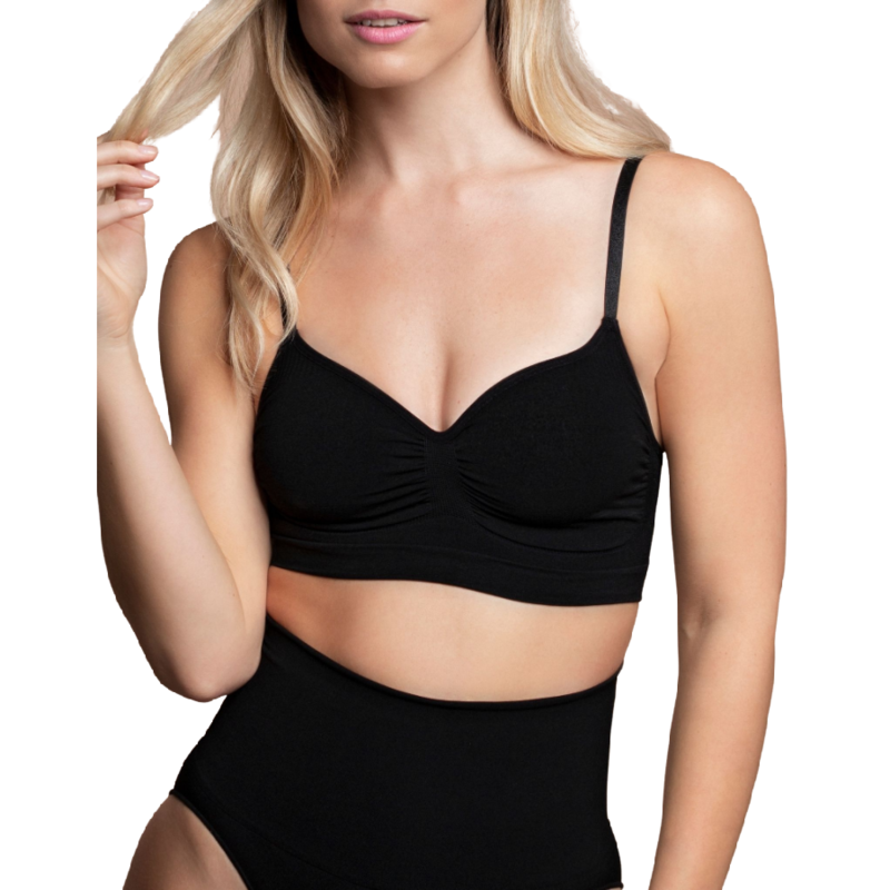 Bye-Bra – Soutien-Gorge de Contrôle Medium Sans Points Noir Taille S