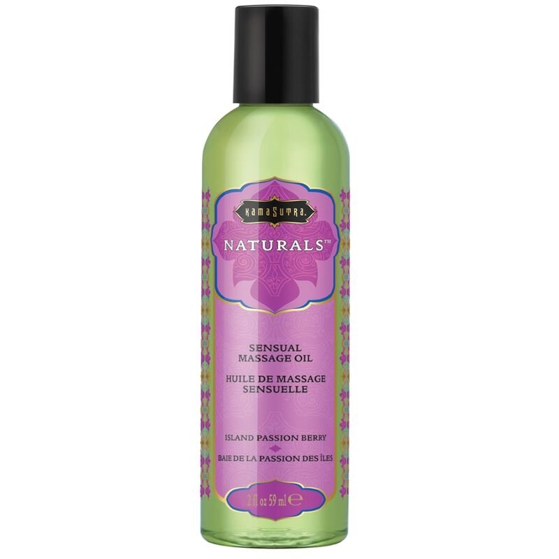 Kamasutra – Huile de Massage Naturelle Baie de la Passion de l’Île 59ml