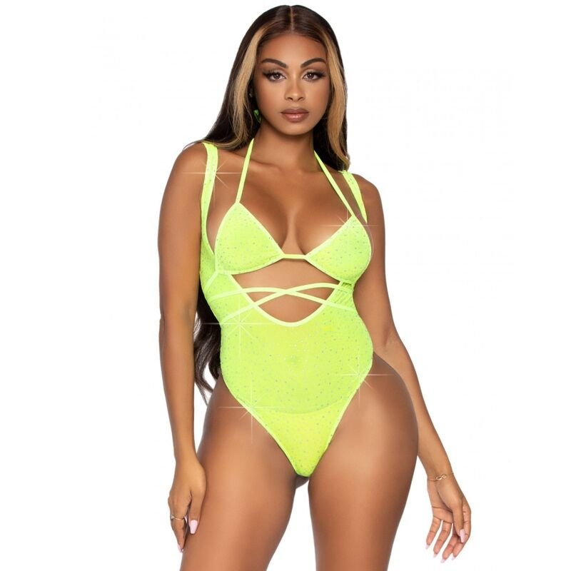 Leg Avenue – Haut de Bikini et Body Taille Unique