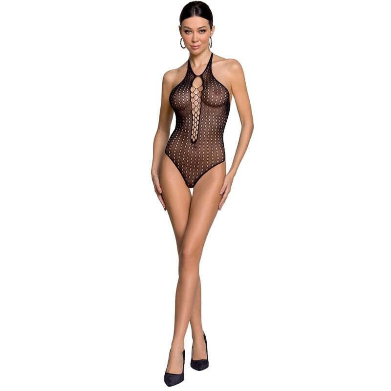 Passion – Bodystocking pour Femme Bs088 Noir Taille Unique