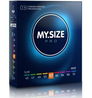 My Size - Préservatifs Pro 57 mm 3 Unités - Gabychou - Boîtes de 3