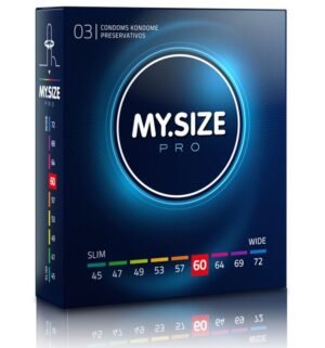 My Size - Préservatifs Pro 60 Mm 3 Unités - Gabychou - Boîtes de 3