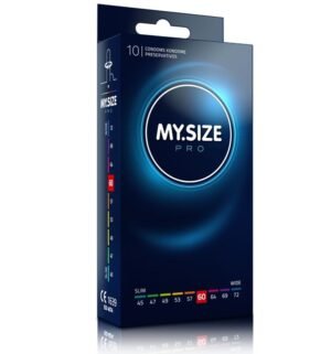 My Size - Préservatifs Pro 60mm 10 Unités - Gabychou - Cartons de 4 à 24
