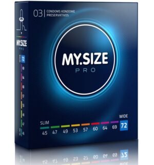 My Size - Préservatifs Pro 72 mm 3 Unités - Gabychou - Boîtes de 3