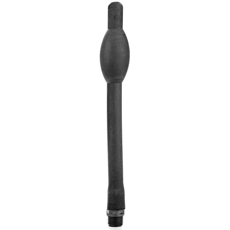 All Black – Douche Anale Rétractable en Silicone 27 cm