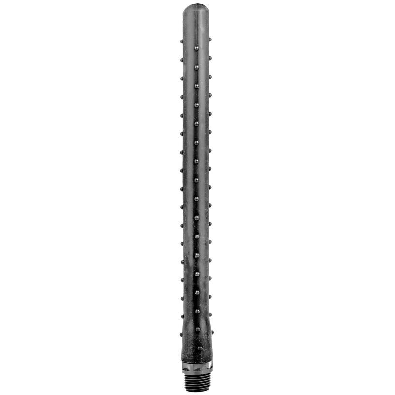 All Black – Douche Anale Ridée en Silicone 27cm