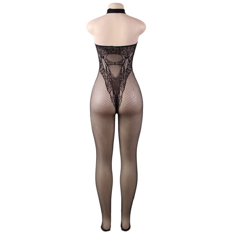 Queen Lingerie - Bodystocking Dos Nu Sans Manches - Gabychou - Bodystocking