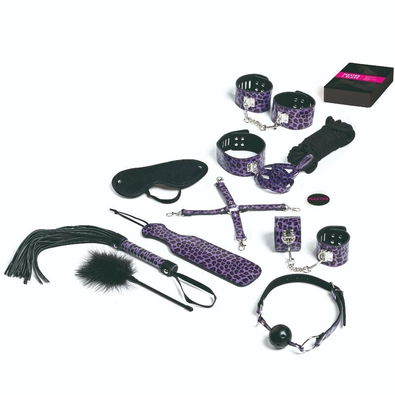 Tease Please - Set de 13 Accessoires de Bondage Lilas - Gabychou - Articles BDSM