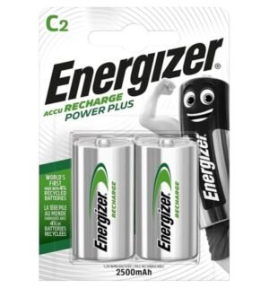 Energizer - Batterie Rechargeable Power Plus Hr14 C 2500mah 2 Unités - Gabychou - Articles Assortis