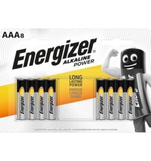 Energizer - Pile Alcaline Puissance AAA LR03, 8 Unités - Gabychou - Articles Assortis