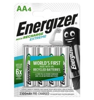 Energizer - Batterie Rechargeable Extreme HR6 AA 2300mah, Pack de 4 Unités - Gabychou - Articles Assortis