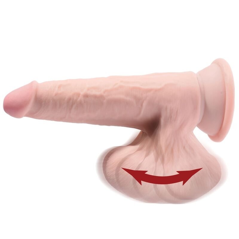 King Cock - Gode 3D Plus Balles 12.7 Cm - Gabychou - Godes ceinture
