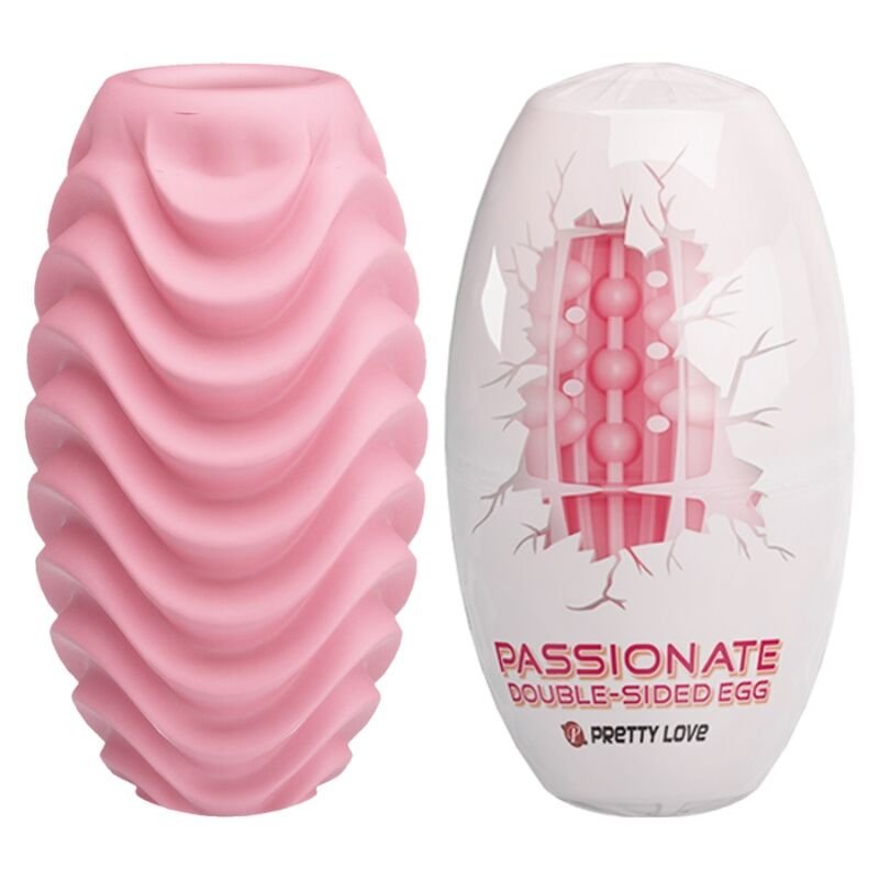 Pretty Love – Oeuf Masturbateur Double Face Rose