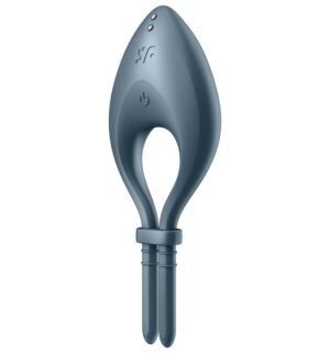 Satisfyer - Anneau Vibrant Bullseye Gris avec Application - Gabychou - Accessoires Pénis