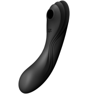 Satisfyer - Stimulateur et Vibrateur Curvy Trinity 4 Noir - Gabychou - Jouets pour femmes