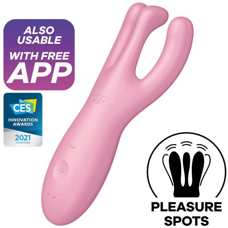 Satisfyer – Threesome 4 Vibrateur App Bleu