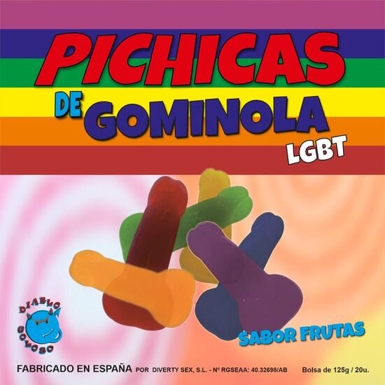 Lgbt - Bonbons Pénis Fruits - Gabychou - Articles amusants