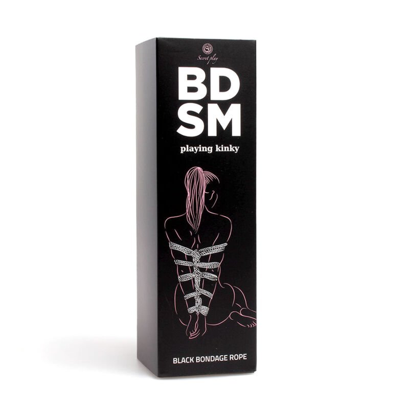 Secretplay - Corde de Bondage Noire Collection BDSM - Gabychou - Articles BDSM