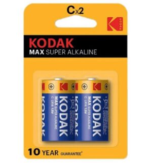 Kodak - Pile Alcaline Max C Lr14 2 Unités - Gabychou - Articles Assortis
