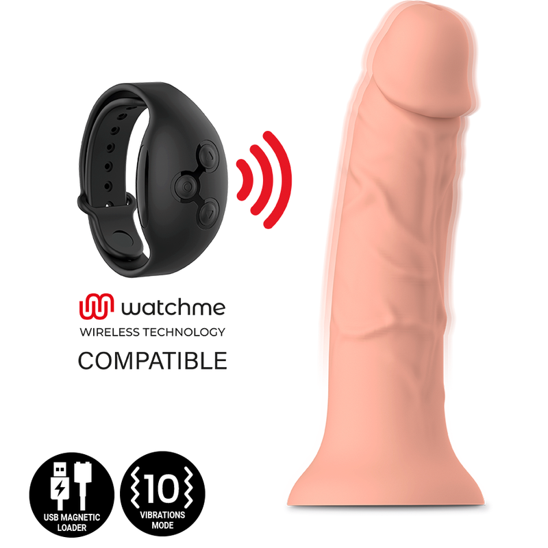 Mythology - Dildo Asher Original M, Vibrateur Compatible Avec la Technologie Sans Fil Watchme - Gabychou - Anal