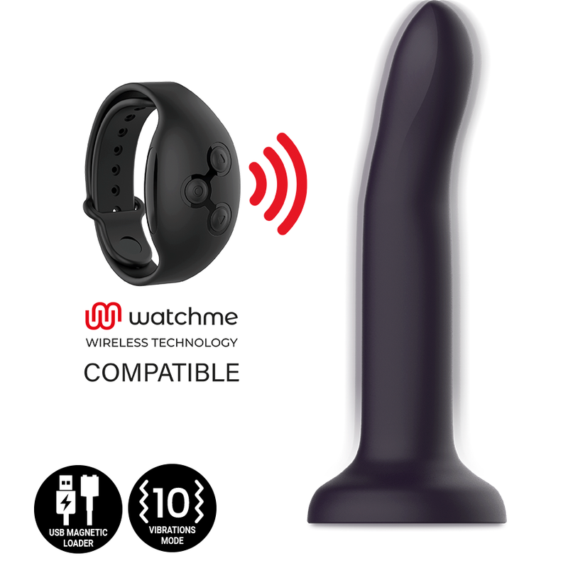 Mythology – Dildo Mystic Duman M, Vibrateur Compatible avec la Technologie Sans Fil Watchme