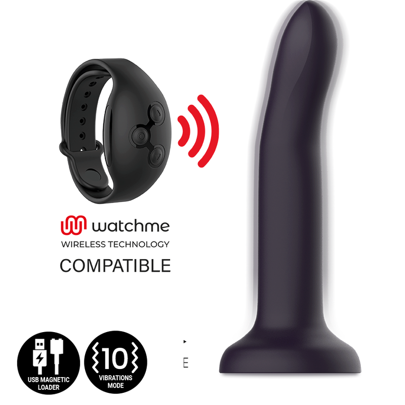 Mythology – Dildo Mystic Duman L, Vibrateur Compatible avec la Technologie Sans Fil Watchme