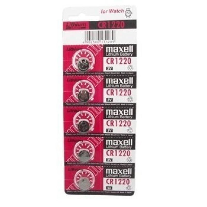 Maxell – Batterie Lithium CR1220 3V Lot de 5
