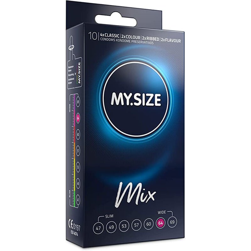 My Size – Mix Préservatifs 64 mm 10 Unités
