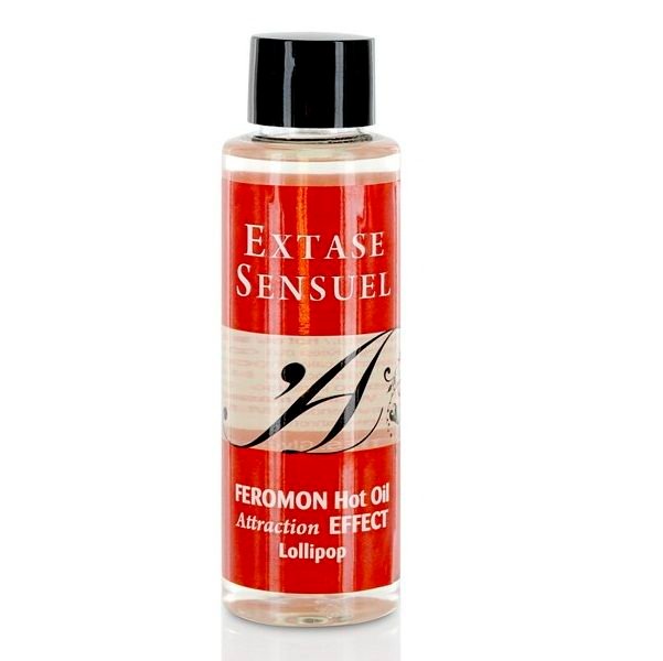 Extase Sensual - Huile de Massage Effet Thermique aux Phéromones Pirulet 100ml - Gabychou - Avec effet thermique