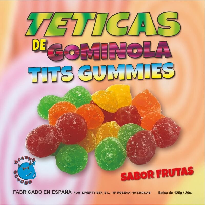 Diablo Goloso – Tétines Gommeuses en Sucre Assorties