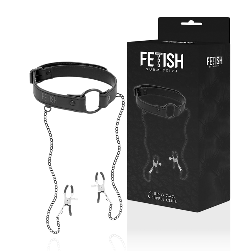 Fetish Submissive – Anneau Billon avec Pinces Télécommandées