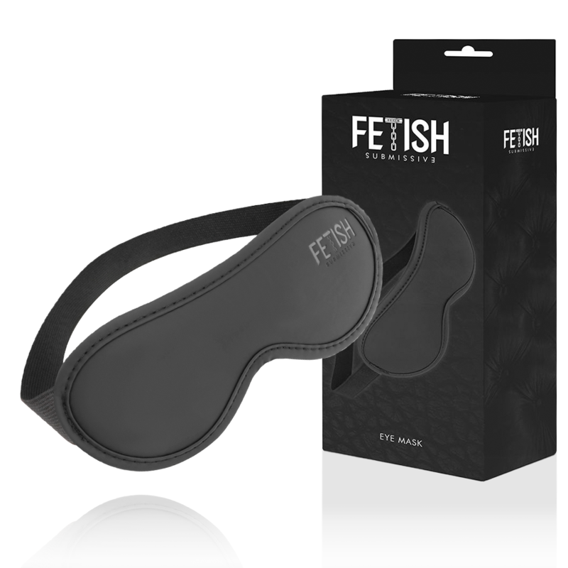 Fetish Submissive – Masque en Cuir Végan II avec Doublure en Néoprène