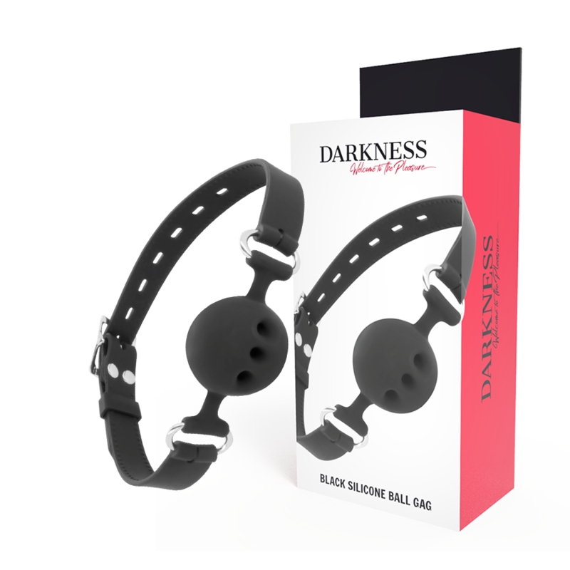 Darkness – Bâton en Silicone Respirant Noir