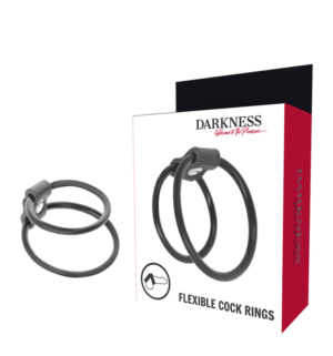 Darkness - Duo d'Anneaux d'Amélioration pour Pénis - Gabychou - Accessoires Pénis