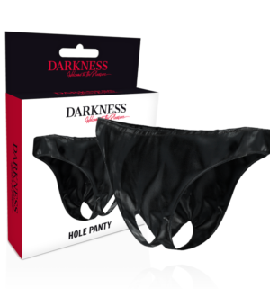 Darkness - Culotte à Ouverture Unisexe Taille Unique - Gabychou - Articles BDSM