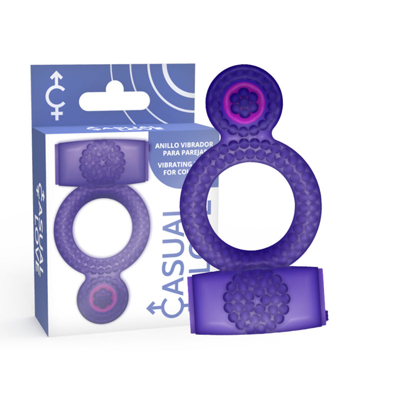 Casual Love – Bague Double Plaisir Lilas
