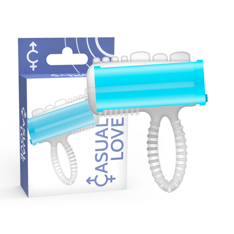 Casual Love – Anneau Vibrant Langue Bleu