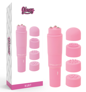 Glossy - Kurt Masseur de Poche Rose - Gabychou - Jouets pour femmes
