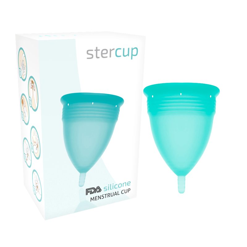 Stercup - Coupe Menstruelle en Silicone FDA Taille S Aigue-Marine - Gabychou - Bien-être