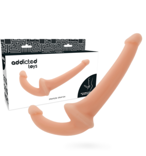 Addicted Toys - Gode Avec Arnes Sans Support Naturel - Gabychou - Harnais