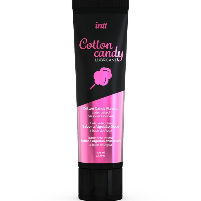 Intt Lubricants - Lubrifiant Intime à Base d'Eau Saveur Coton Délicieuse - Gabychou - Aux saveurs délicieuses