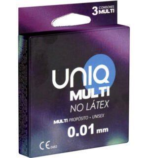 Uniq - Préservatifs Multi Sans Latex 3 Unités - Gabychou - Boîtes de 3