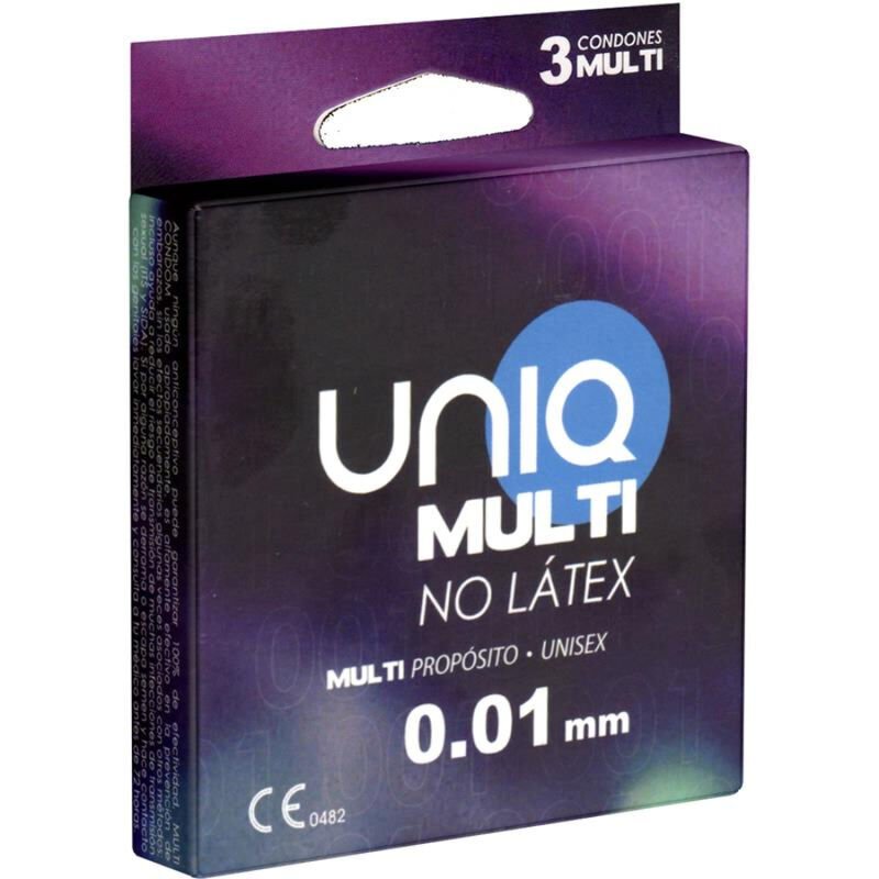 Uniq – Préservatifs Multi Sans Latex 3 Unités