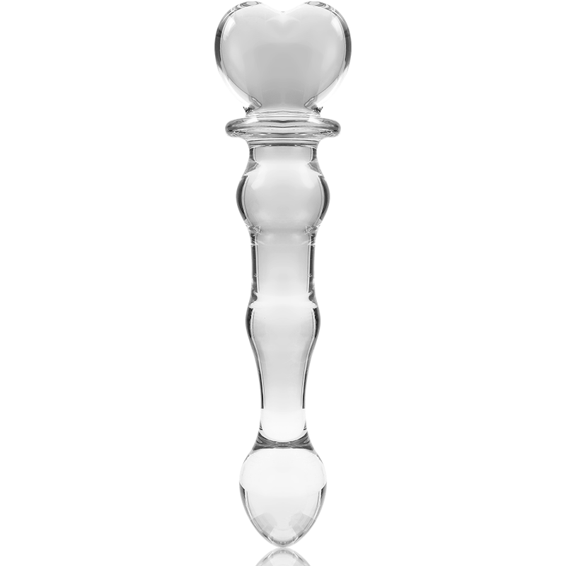 Ibiza - Nebula Series Modèle 21 Gode en Verre Borosilicate 20,5 x 3,5 cm Clair - Gabychou - Godes sans vibration