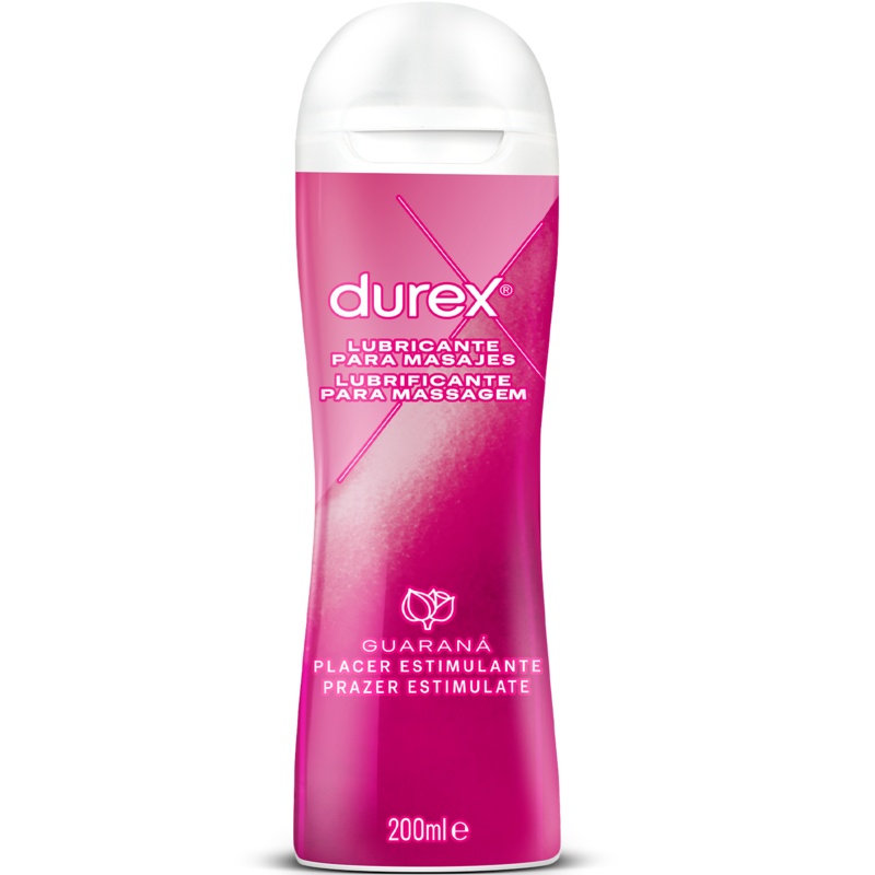 Durex - Lubrifiant de Massage et Stimulant Play 2-en-1 200ml - Gabychou - Aux saveurs délicieuses