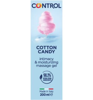 Control - Gel de Massage Barbe à Papa 3 en 1, 200 ml - Gabychou - Aux saveurs délicieuses