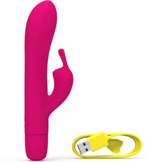 B Swish - Vibrateur Rechargeable Classique Bwild Bunny Infinite Silicone Rose - Gabychou - Jouets pour femmes