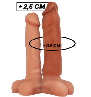 Virilxl - Extension de Pénis en Silicone Liquide Marron V5 - Gabychou - Accessoires Pénis
