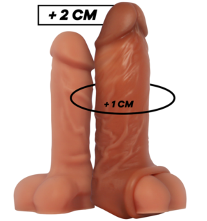 Virilxl - Extension de Pénis en Silicone Liquide V7 Marron - Gabychou - Accessoires Pénis