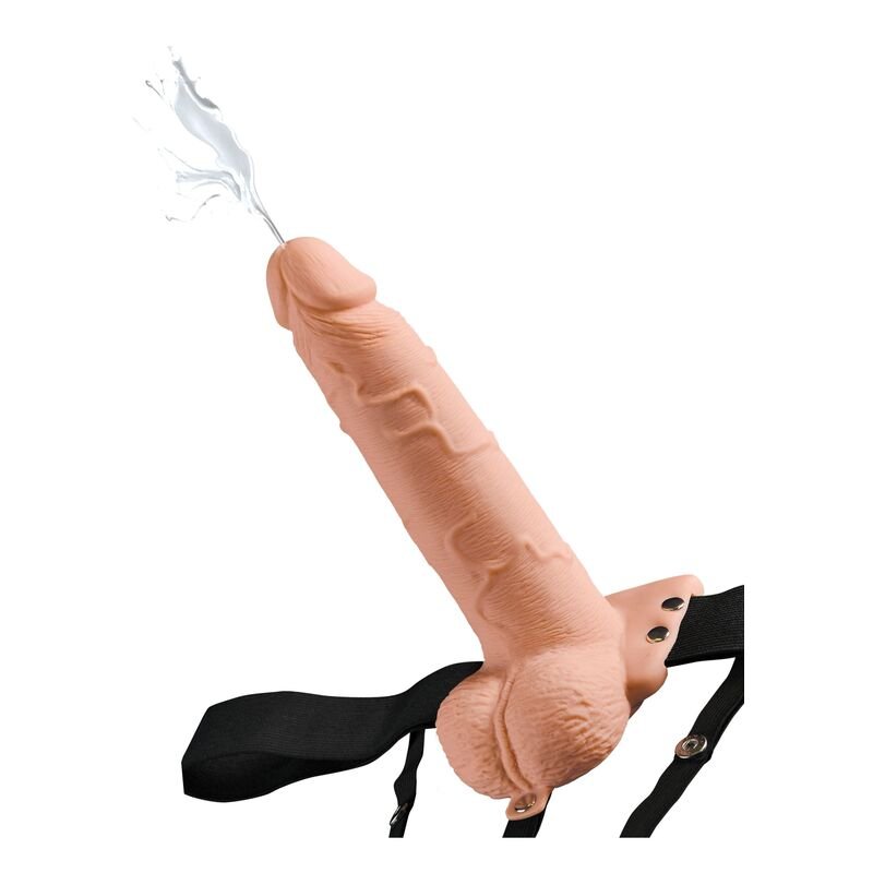 Fetish Fantasy Series – Harnais Ajustable avec Pénis Réaliste et Balles Éjaculantes 19 cm